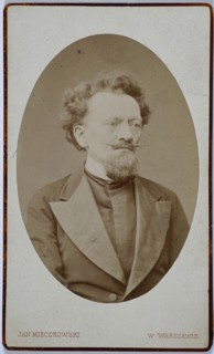Portrait of the violinist and composer Apolinary Katski (1825-1879), c. 1875. Creator: Mieczkowski, Jan (1830-1889).