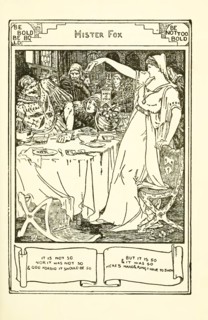 Illustration for "Mr. Fox?, from English Fairy Tales, 1890. Creator: Batten, John Dickson (1860-1932).