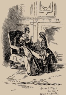 Illustration for "Jane Eyre" by Charlotte Brontë. "How dare I, Mrs Reed? How dare I? Because... Creator: Townsend, Frederick Henry (1868-1920).