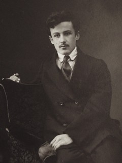 Portrait of the composer Joel (Yuliy Dmitrievich) Engel (1868-1927). Creator: Anonymous.