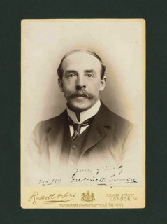 Portrait of the Composer, pianist and conductor Sir Frederic Hymen Cowen (1852-1935), 1911. Creator: Photo studio Russel & Sons, London  .