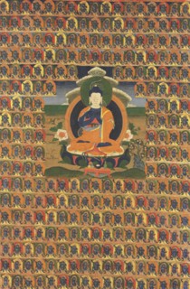 Thangka of Nagarjuna, 18th century. Creator: Tibetan culture.