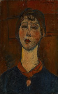 Portrait of Madame Dorival, c. 1916. Creator: Modigliani, Amedeo (1884-1920).