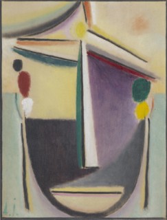 Abstract Head: Black-Yellow-Purple, c. 1922. Creator: Javlensky, Alexei, von (1864-1941).