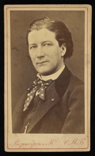 Portrait of the dramatist Victorien Sardou (1831-1908), ca 1865. Creator: Photo studio Wesenberg.