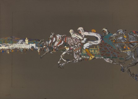 Riders (Arab Riders), 1905. Creator: Kandinsky, Wassily Vasilyevich (1866-1944).