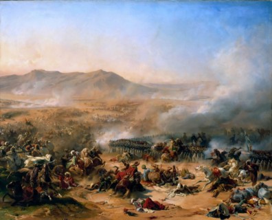 The Battle of Mount Tabor on 16 April 1799, 1837. Creator: Philippoteaux, Henri Félix Emmanuel (1815-1884).