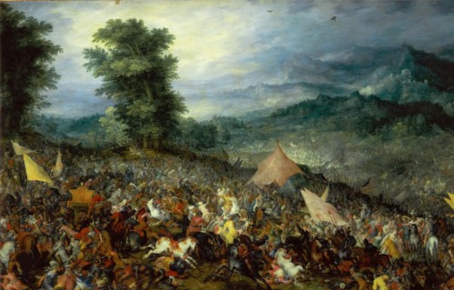 The Battle of Issus, 1602. Creator: Brueghel, Jan, the Elder (1568-1625).
