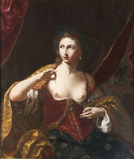 Cleopatra, ca 1664. Creator: Sirani, Elisabetta (1638-1665).