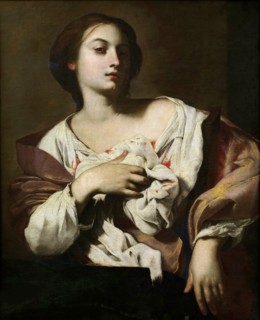 Heilige Agatha, c. 1640. Creator: Guarino (Guarini), Francesco (1611-1651).