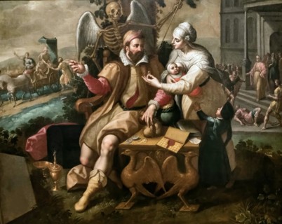 The Seven Deadly Sins: Greed, c. 1570. Creator: Backer, Jacob, de (1540/45-ca. 1600).