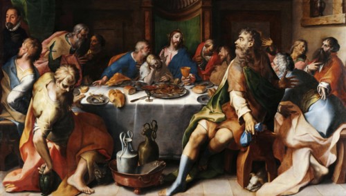 The Last Supper, ca 1580-1582. Creator: Hendricksz (d'Errico), Dirck (Teodoro) (1544-1618).