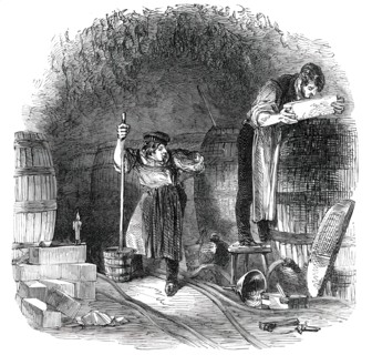 Bobbing the Beer, 1850. Creator: Unknown.