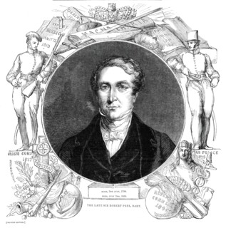 The late Sir Robert Peel, Bart., 1850. Creator: Unknown.