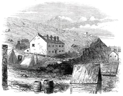 California: the Fremont Hotel, San Francisco; from a recent sketch, 1850. Creator: Unknown.