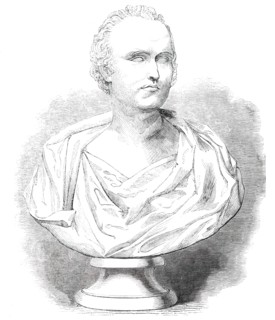 Bust of Mr. MacAulay, by Park, 1850. Creator: Unknown.