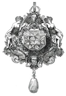 No. 376. - Gold Pendant, attributed to Cellini, 1850. Creator: Unknown.