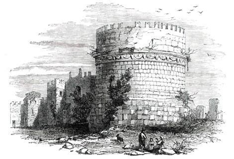 Tomb of Cecilia Metella - Rome, 1850. Creator: Unknown.