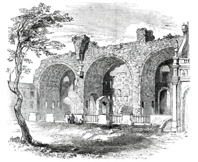 Basilica of Constantine - Rome, 1850. Creator: Unknown.