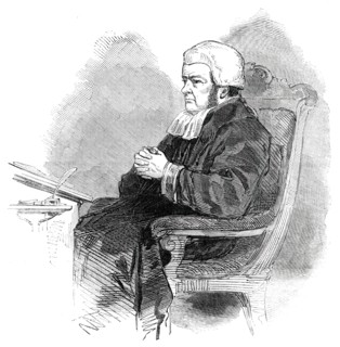 The Right Hon. Lord Truro, Lord High Chancellor, 1850. Creator: Unknown.