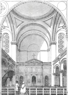 Interior of the New Greek Church London Wall, 1850. Creator: Unknown.