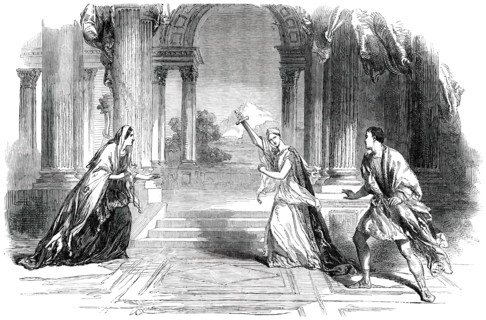 Scene from Racine's "Phedre", 1850. Creator: Unknown.