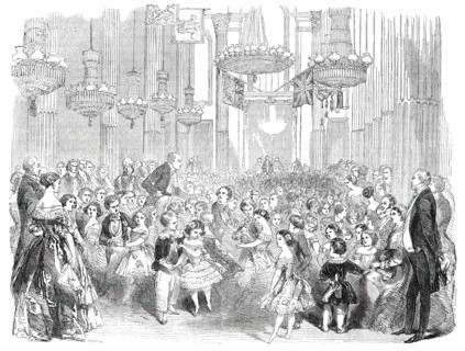 Juvenile Ball at the Mansion-House, on New Year's Eve, 1850. Creator: Unknown.