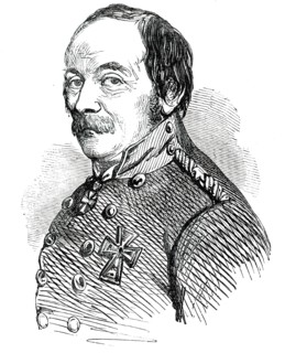 General Schleppegrell, killed in the Battle of Id Tadt [Isted], 1850. Creator: Unknown.