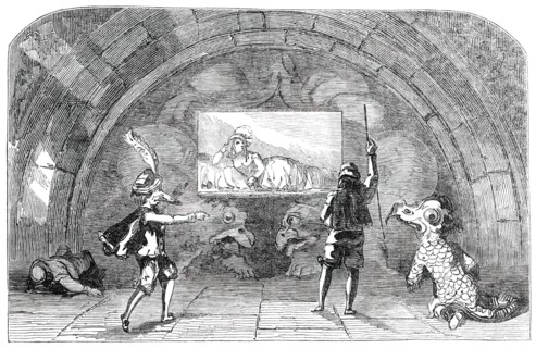 Scene from "Prince Dorus; or, The Romance of the Nose", 1850. Creator: Unknown.