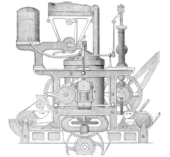 Robinson and Lee's Patent Bread-Making Machine, 1850. Creator: Unknown.