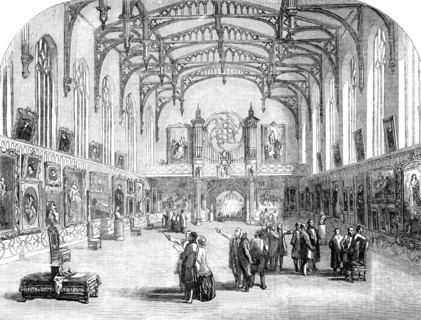Picture Gallery of the late King of Holland, in the Palace of the Hague, 1850. Creator: Unknown.