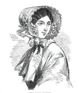 Fashions for May - the Tulip Bonnet, 1850. Creator: Unknown.
