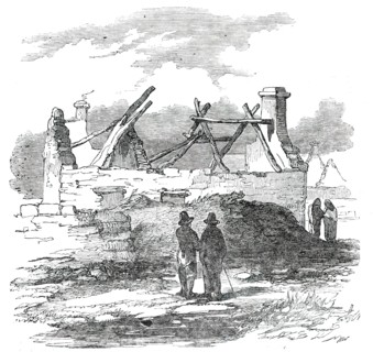 Cabin of Pat. MacNamara, Village of Clear, 1850. Creator: Unknown.