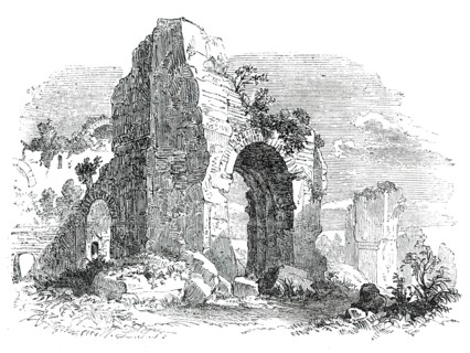 Baths of Caracalla - Rome, 1850. Creator: Unknown.