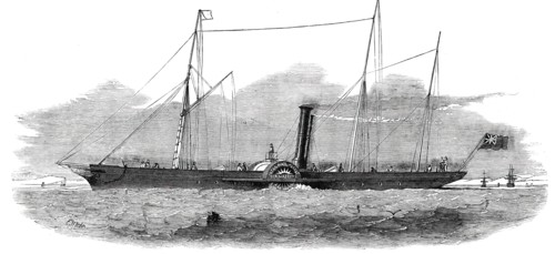 The New Steam-Packet, "Her Majesty", 1850. Creator: Unknown.