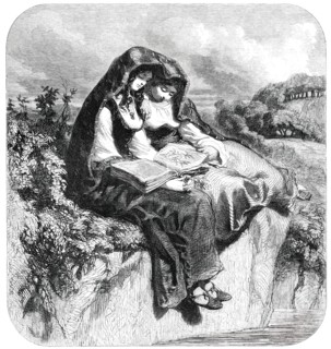 Sweet Summer Time - drawn by Gavarni, 1850. Creator: Unknown.