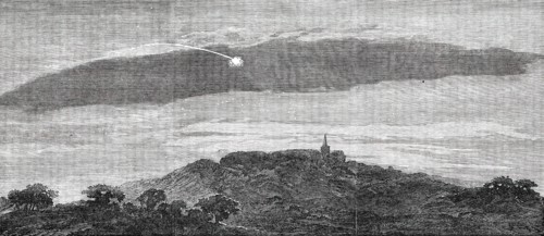 The Meteor of Monday Night (Feb. 11), as seen near Hampstead, 1850. Creator: Unknown.