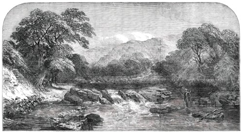 A Westmoreland Trout-Stream - painted by H. Jutsum, 1850. Creator: Unknown.