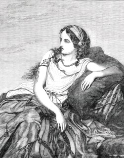 Myrrha - painted by H. O'Neil, 1850. Creator: Unknown.