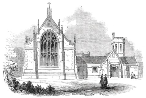 Chapel of the Consumption Hospital at Brompton, 1850. Creator: Unknown.