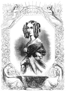 The late Queen of the Belgians, from a drawing by M. Baugniet, 1850. Creator: Smith & Cheltnam.