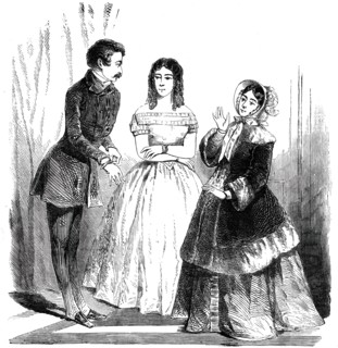 Paris Fashions for March, 1850. Creator: Unknown.