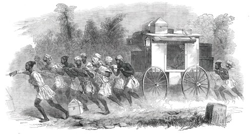 Travelling in India - Officers joining the Indian Army on Service, 1850. Creator: Smyth.