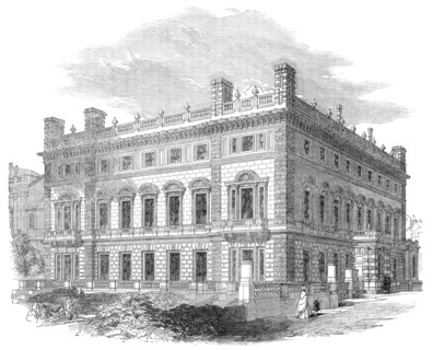 Bridgewater House - architect, Charles Barry, Esq., R.A., 1850. Creator: Unknown.