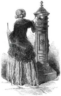 New Letter-Box, at Paris, 1850. Creator: Unknown.