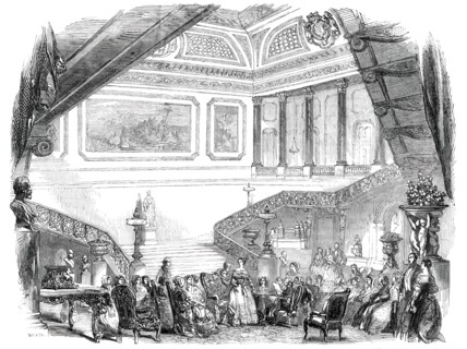 Meeting of the Ladies' Committee...in Aid of the Great Exhibition..., 1850. Creator: Smyth.