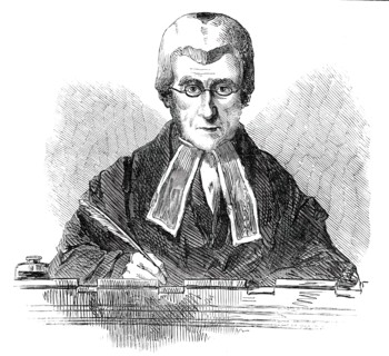 The Right Hon. Lord Campbell, Lord Chief Justice of the Court of Queen's Bench..., 1850. Creator: Unknown.