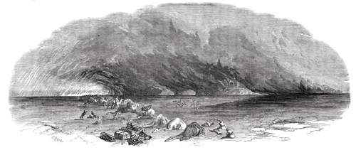 Panorama of the Nile - The Simoom, 1850. Creator: S Read.