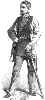 Colonel Von der Tann, Chief of the Staff of General Willisen, 1850. Creator: Unknown.