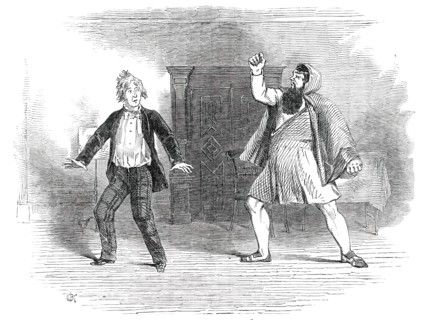Sketch from the New Drama of "Jessie Gray", at the Adelphi Theatre, 1850. Creator: Unknown.